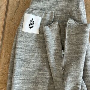 FP movement Cozy Gray Knit Leggings